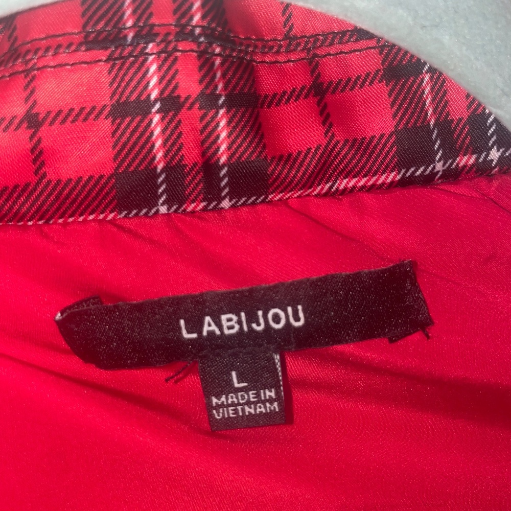 Red/Combo Puffer jacket - Picture 5 of 5